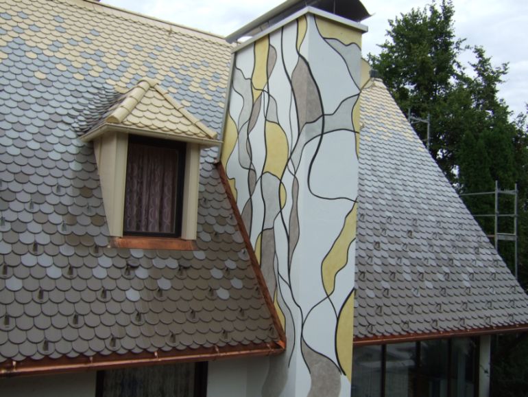 farbiges Creaton Ziegeldach in Villingen Schwennigen