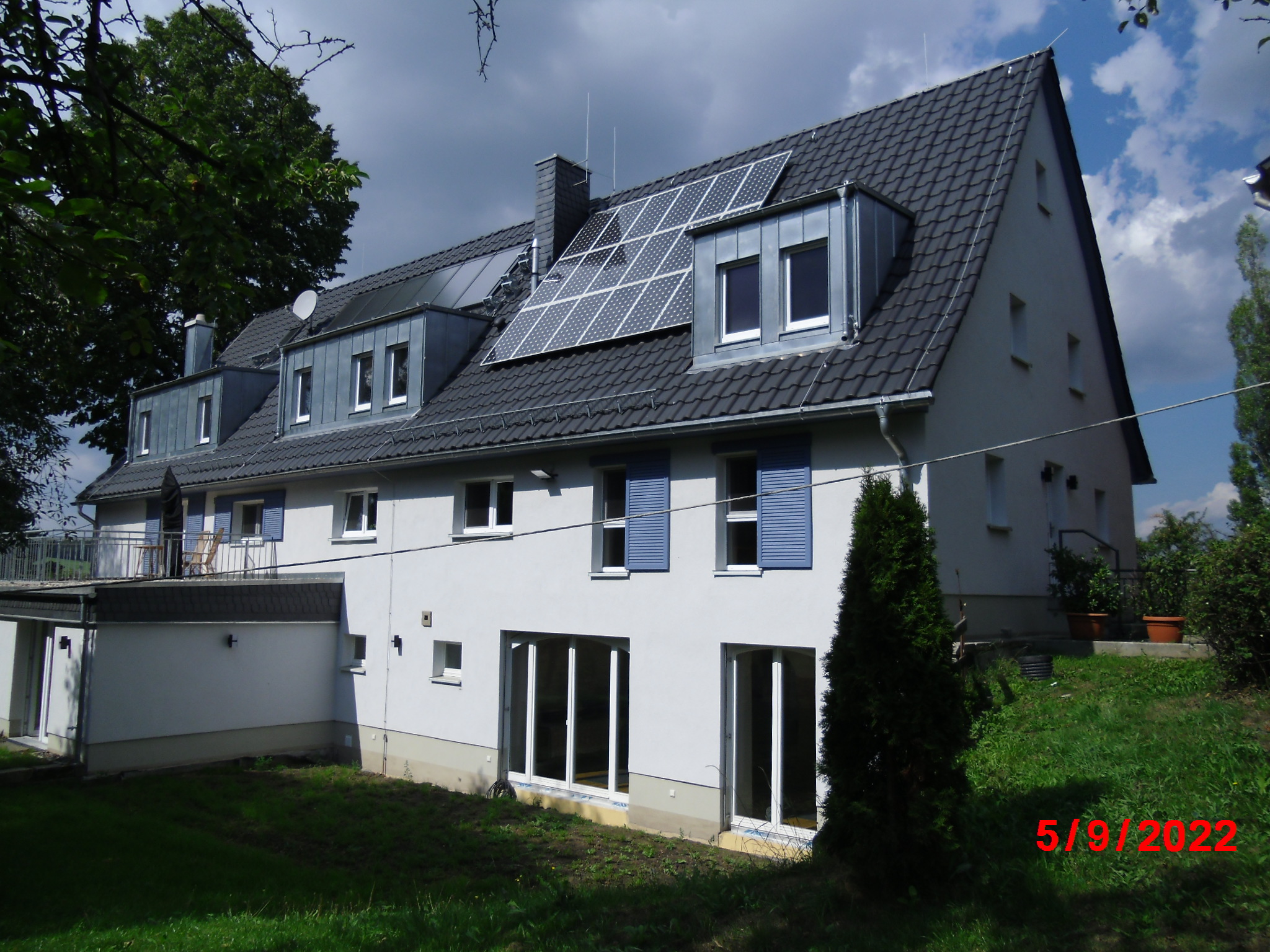 Gauben in Stehfalzdeckung in Dobra